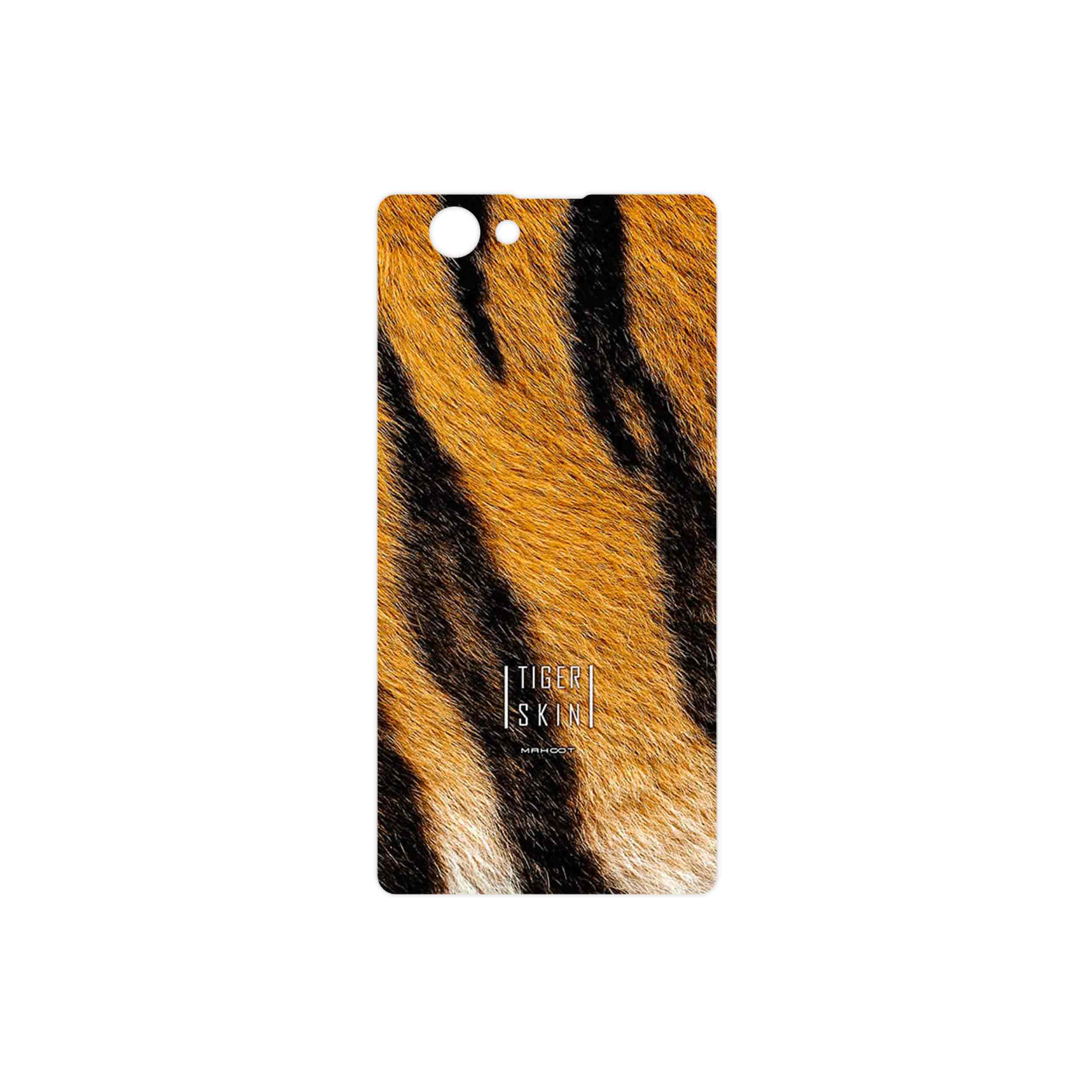 برچسب پوششی ماهوت مدل Tiger Skin مناسب برای گوشی موبایل سونی Xperia Z1 Compact