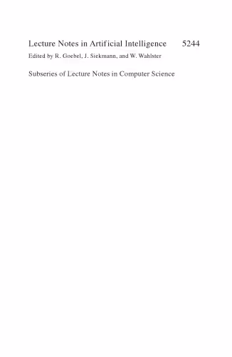 خرید و دانلود نسخه کامل کتاب Multiagent System Technologies: 6th German Conference, MATES 2008, Kaiserslautern, Germany, September 23-26, 2008. Proceedings