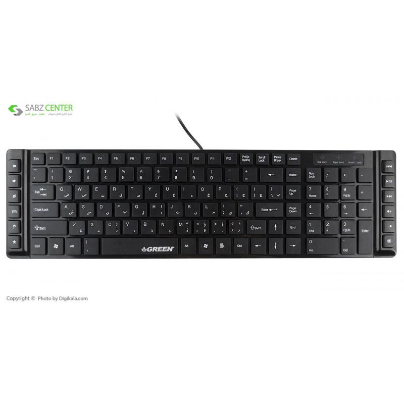 کیبورد گرین GK-301 باحروف فارسی