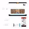 برچسب پوششی ماهوت مدل Light Walnut Wood مناسب برای تبلت هوآوی Mediapad M6 10.8 2019