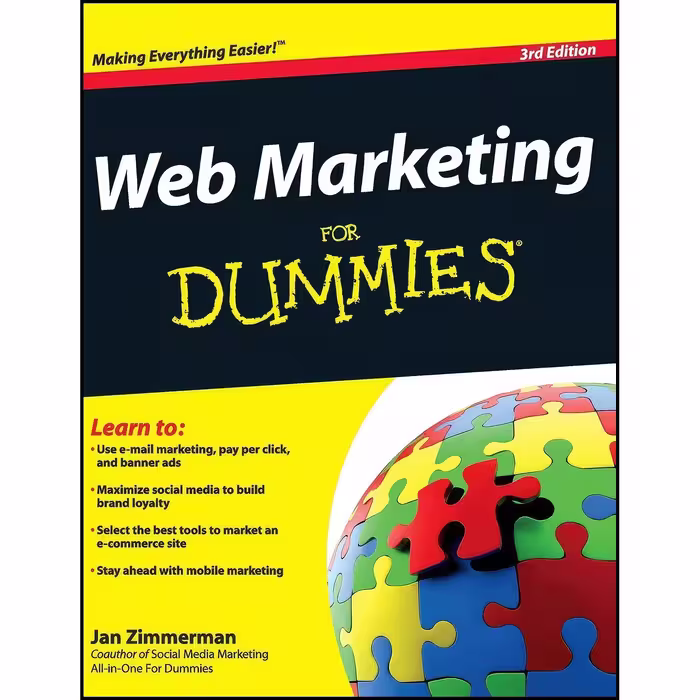کتاب زبان اصلی Web Marketing For Dummies اثر Jan Zimmerman