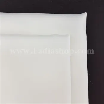 لایی چسب حریر سفید متری