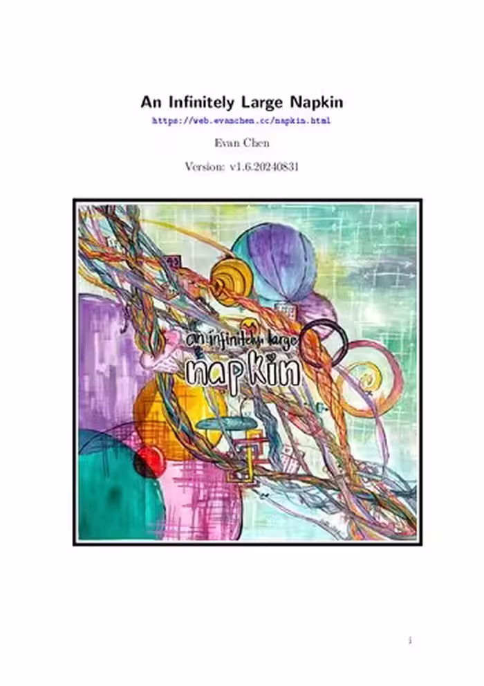 خرید و دانلود نسخه کامل کتاب An Infinitely Large Napkin