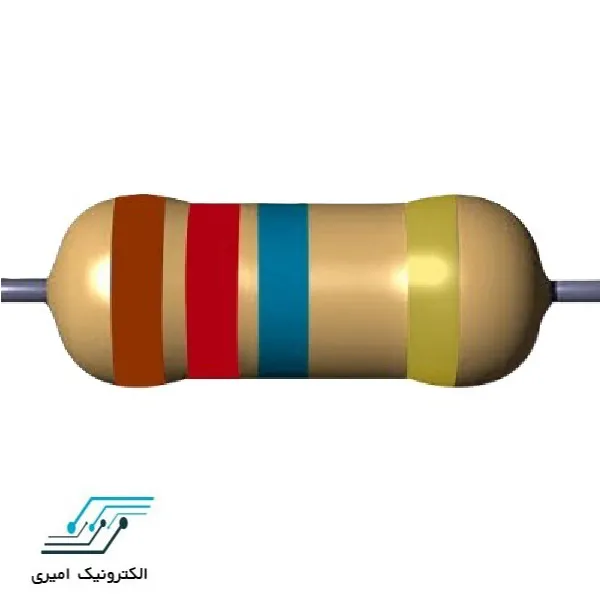مقاومت 12 مگا اهم 3 وات 5 درصد