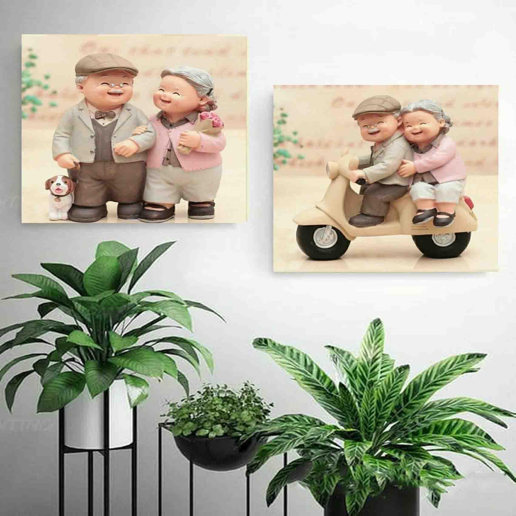 تابلو شاسی طرح فانتزی روز عشق مدل 3127 مجموعه دو عددی