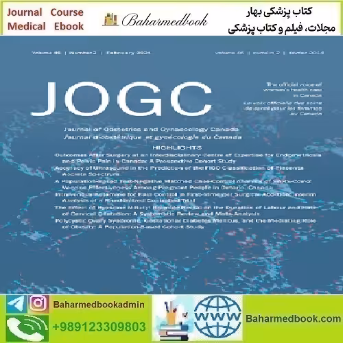 Journal of Obstetrics and Gynaecology Canada Volume 46 Is