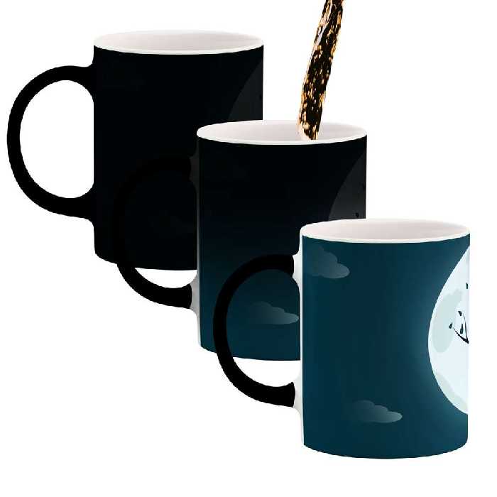 ماگ حرارتی طرح ماه و ستاره مدل mgph02614