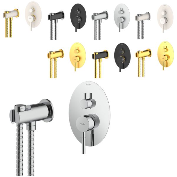 شیر توالت بیده توکار شودر روگن