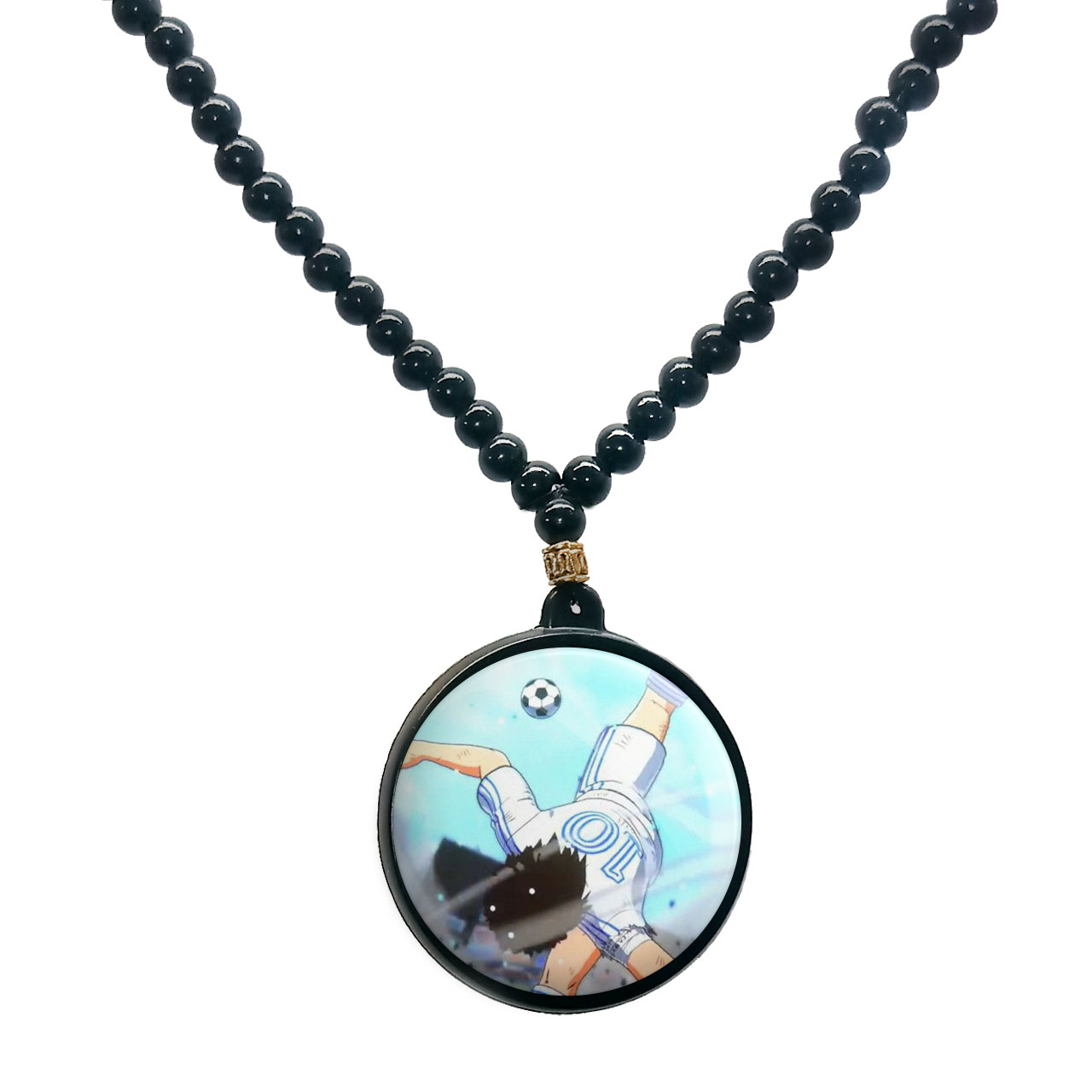 گردنبند پرمانه طرح فوتبالیست ها کد pmd.22305 مدل دو طرفه