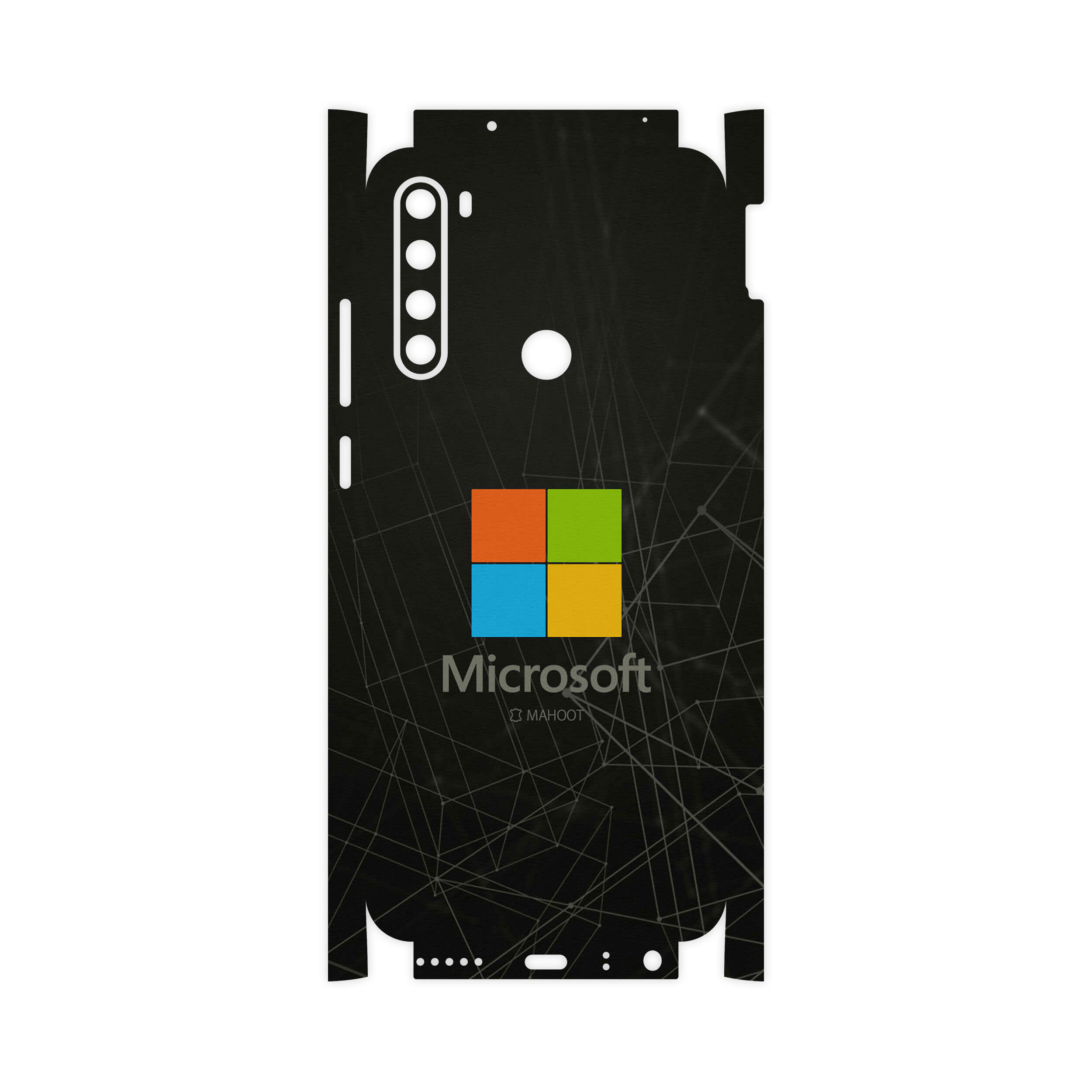 برچسب پوششی ماهوت مدل Mcrsft-FullSkin مناسب برای گوشی موبایل شیائومی Redmi Note 8T