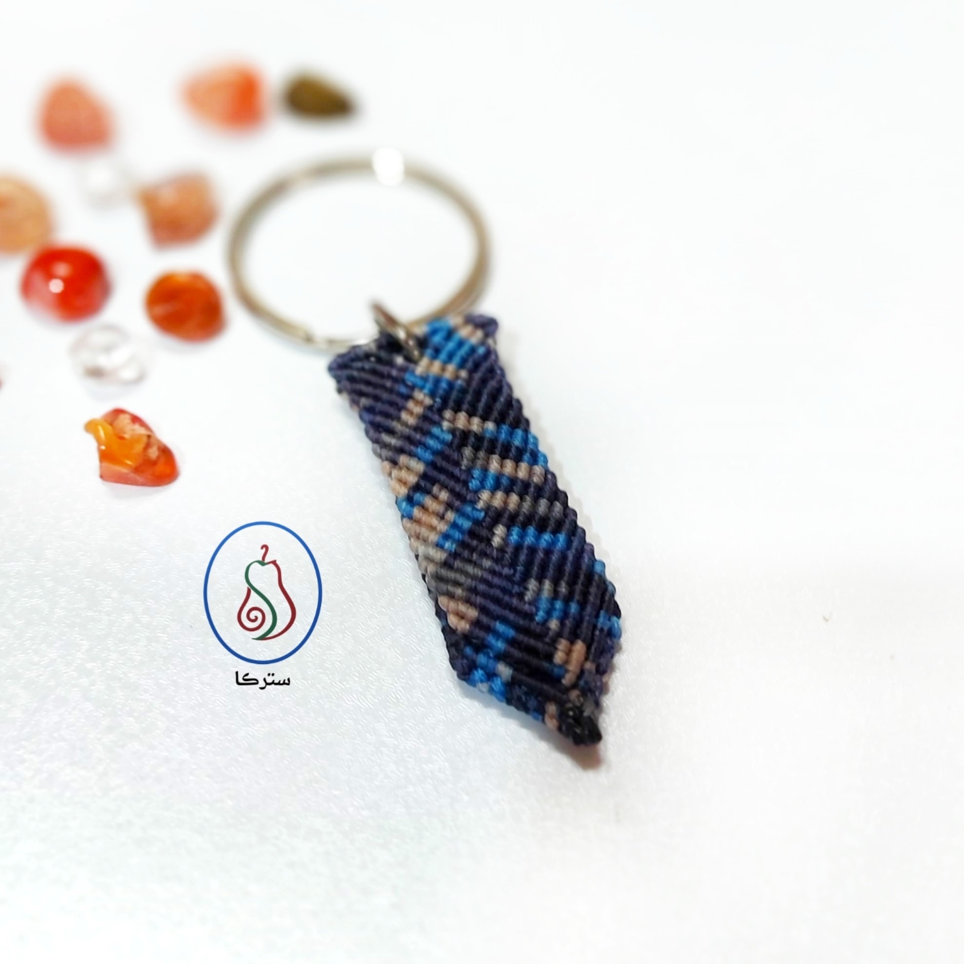 جاکلیدی ( سرکلیدی ) میکرو مکرومه بافی اسپرت دو طرفه