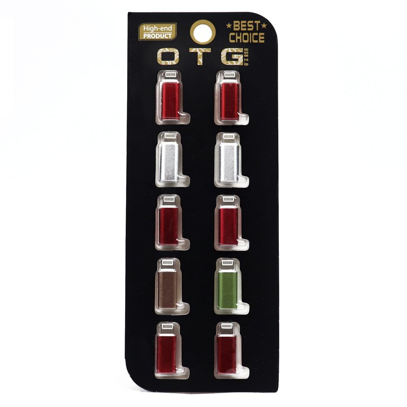 تبدیل MicroUSB To Lightning پک یک عددی مبدل OTG میکرو یو اس بی به تایپ سی بسته 1 عددی