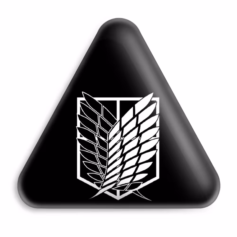 پیکسل خندالو طرح انیمه اتک آن تایتان مدل مثلثی کد 4851