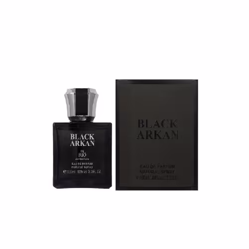 عطر ادکلن مردانه ناسوماتو بلک افغان ریو کالکشن مدل ریو بلک ارکان (Rio Black Arkan) حجم 100 میل