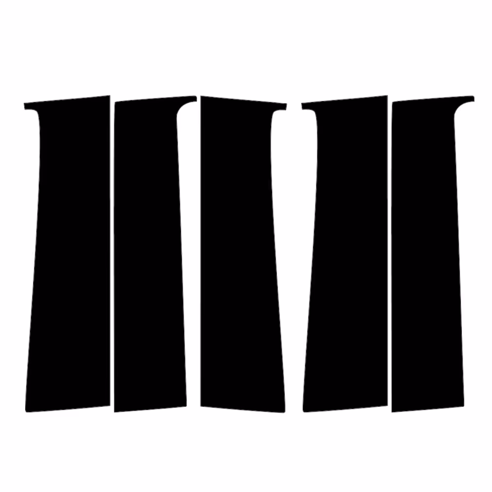 برچسب ستون وسط خودرو مدل SN مناسب برای شاهین بسته 5 عددی