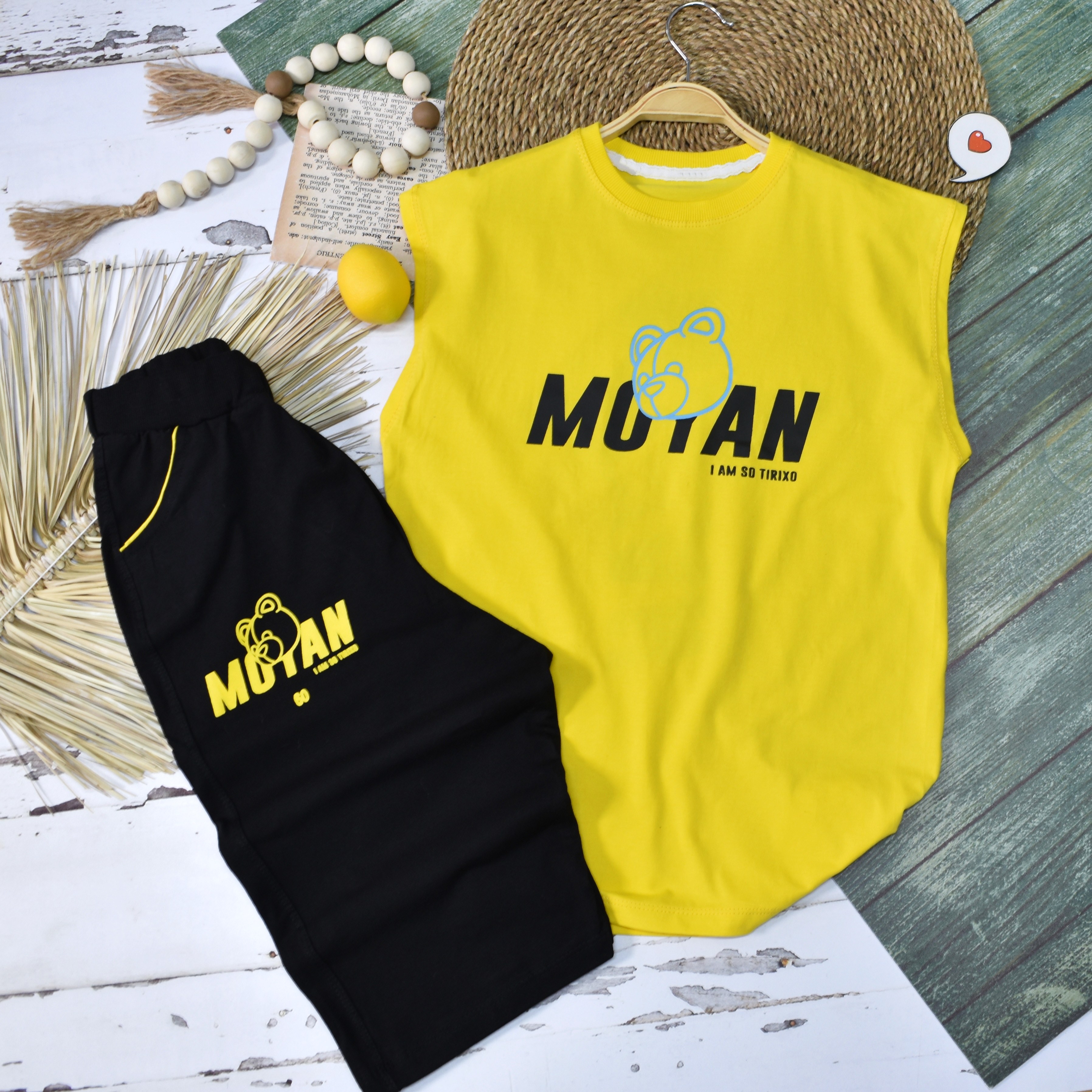 تاپ شلوارک اسپرت MOIAN