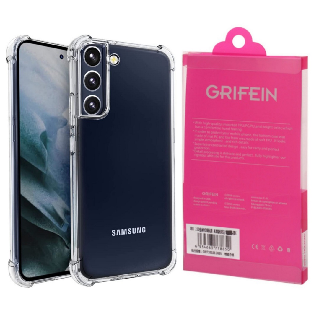 کاور گریفین مدل Simple Transparent مناسب برای گوشی موبایل سامسونگ Galaxy S22