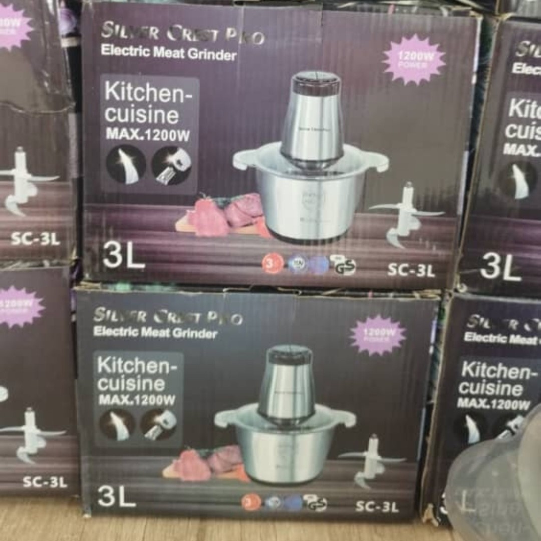 خردکن کاسه استیل سیلور کرست 3 لیتر