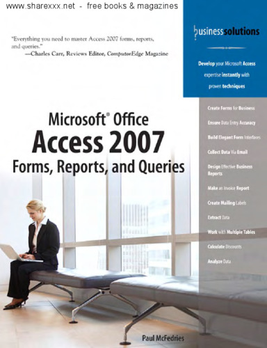 خرید و دانلود نسخه کامل کتاب Microsoft Office Access 2007 Forms, Reports, and Queries