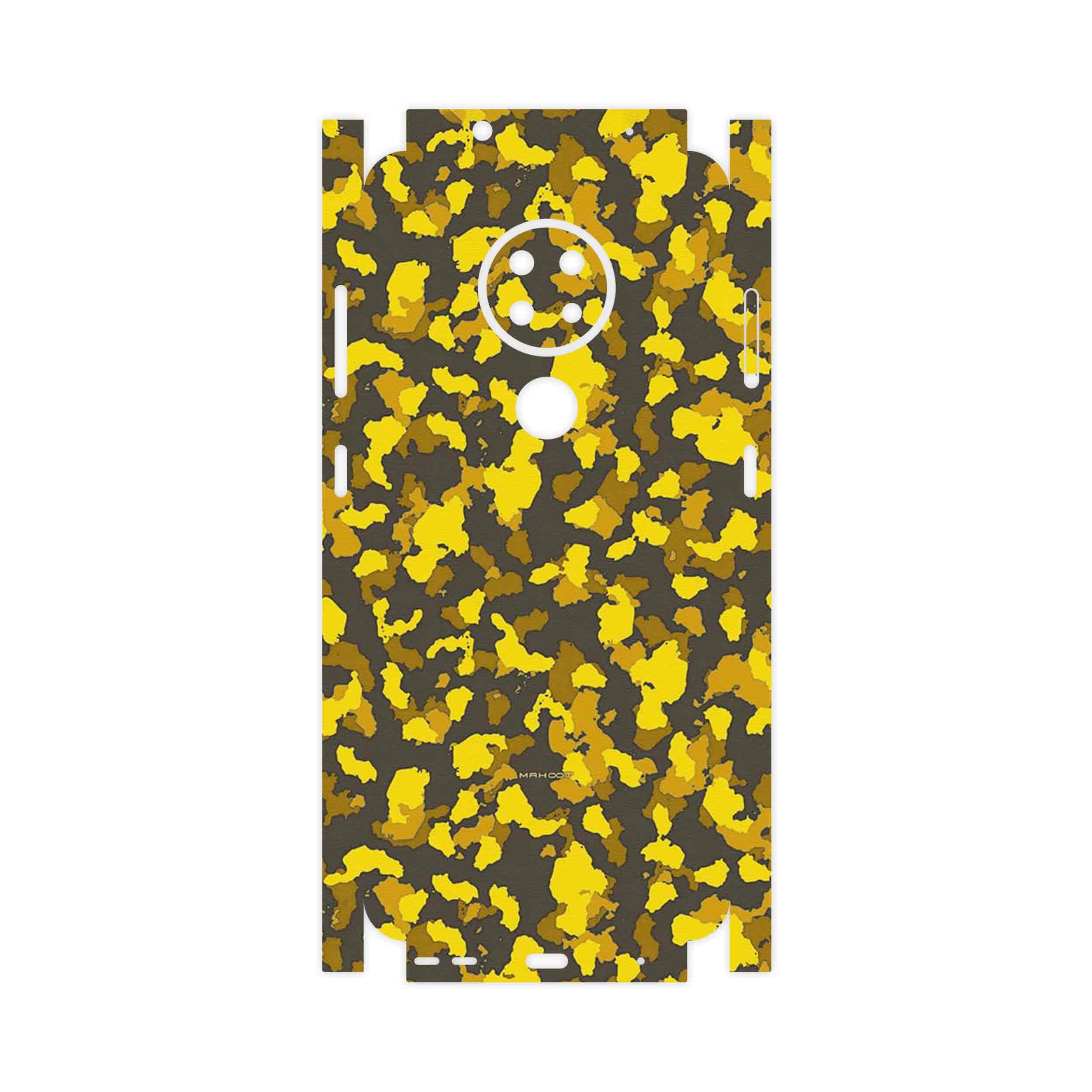 برچسب پوششی ماهوت مدل Yellow Infantry Army-FullSkin مناسب برای گوشی موبایل نوکیا 7.2
