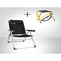 صندلی کمپ مشکی سیاه کمپینگ لوکس 1 هدیه مدفوع campout