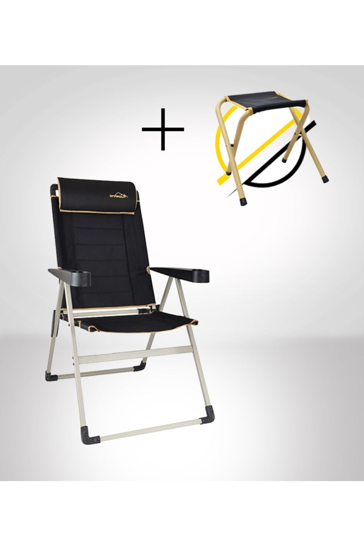 صندلی کمپ مشکی سیاه کمپینگ لوکس 1 هدیه مدفوع campout