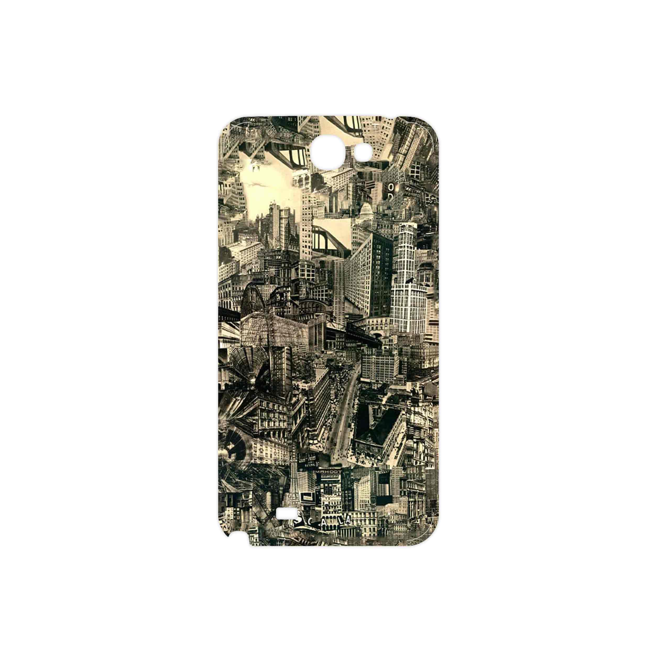 برچسب پوششی ماهوت مدل Collage of Skyscraper مناسب برای گوشی موبایل سامسونگ Galaxy Note 2