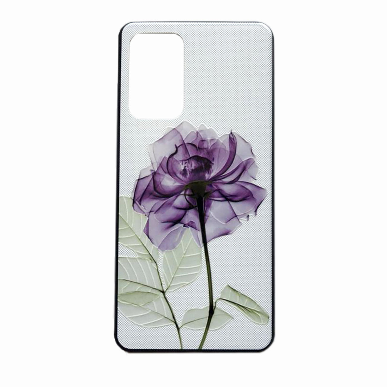 کاور مدل PrpleFlower052 مناسب برای گوشی موبایل سامسونگ Galaxy A52