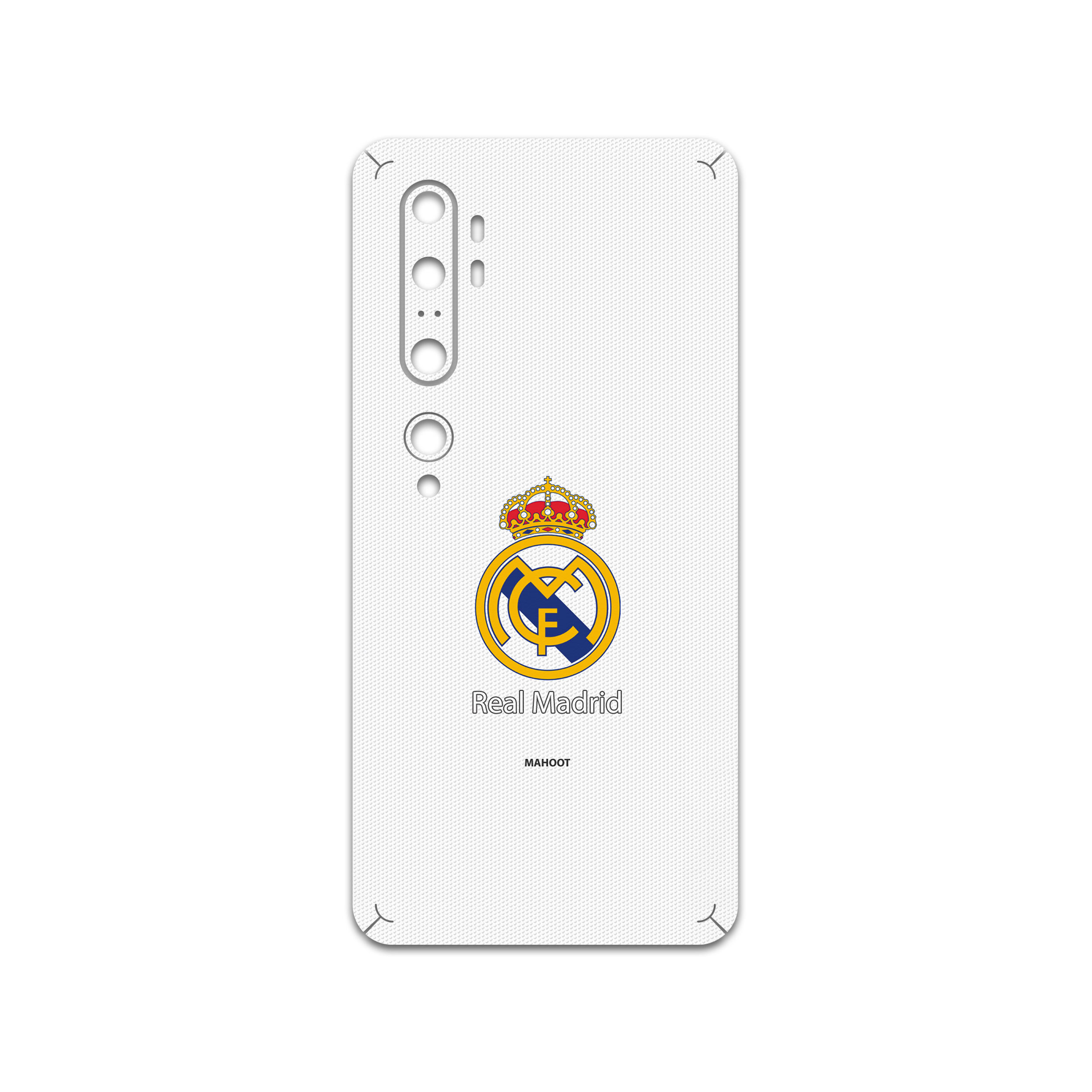 برچسب پوششی ماهوت مدل REAL-MADRID-1-FC مناسب برای گوشی موبایل شیائومی Mi Note 10
