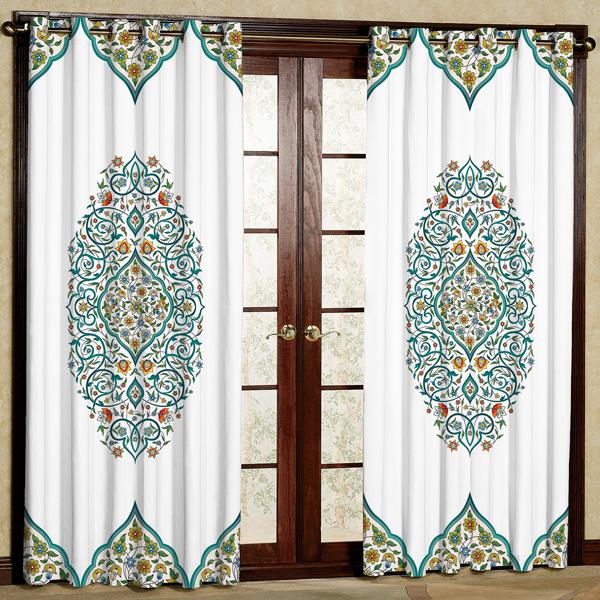 پرده مدل هازان پانچی کد 1 سایز 280x140 سانتی متر