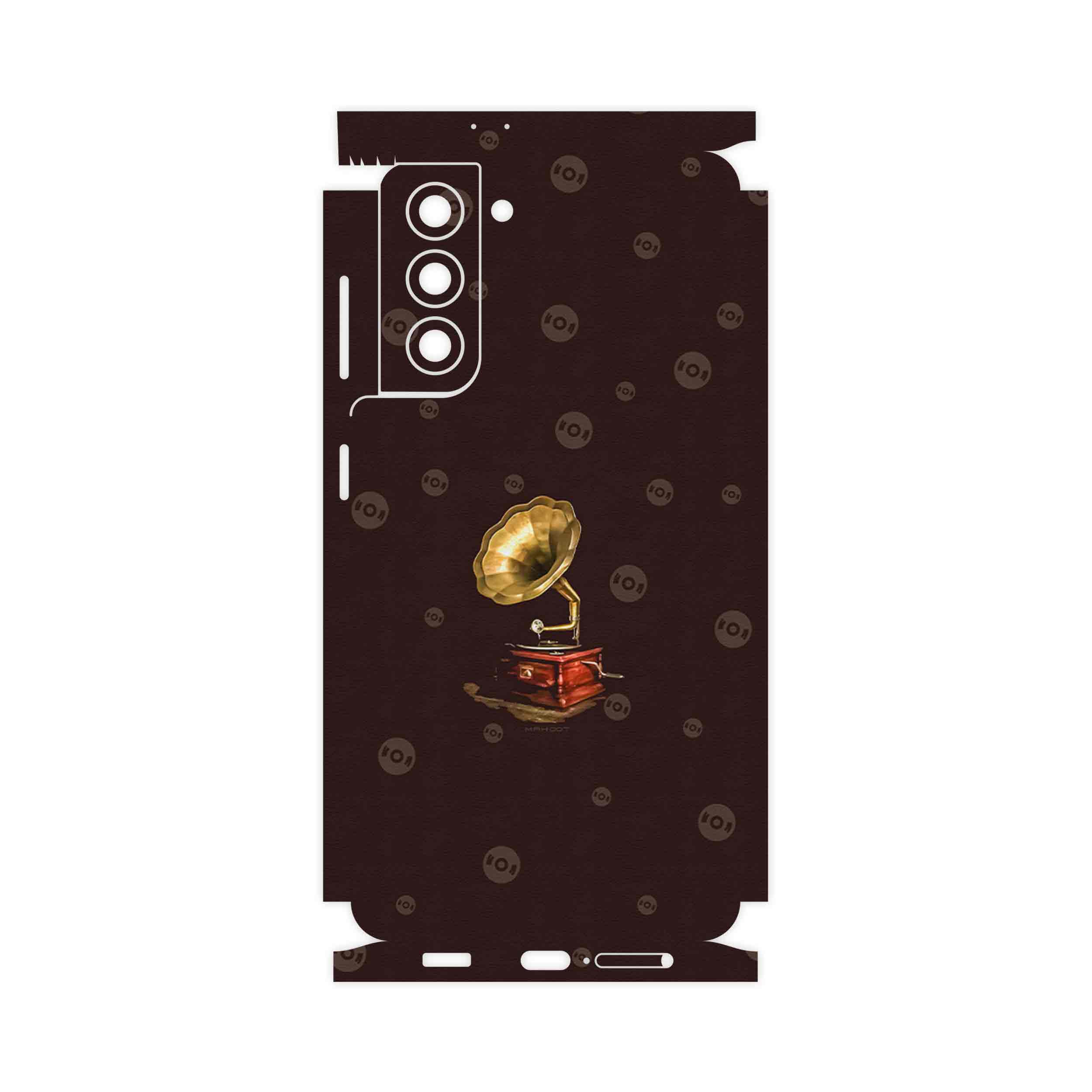 برچسب پوششی ماهوت مدل Gramophone Nostalgia-FullSkin مناسب برای گوشی موبایل سامسونگ Galaxy S21 5G