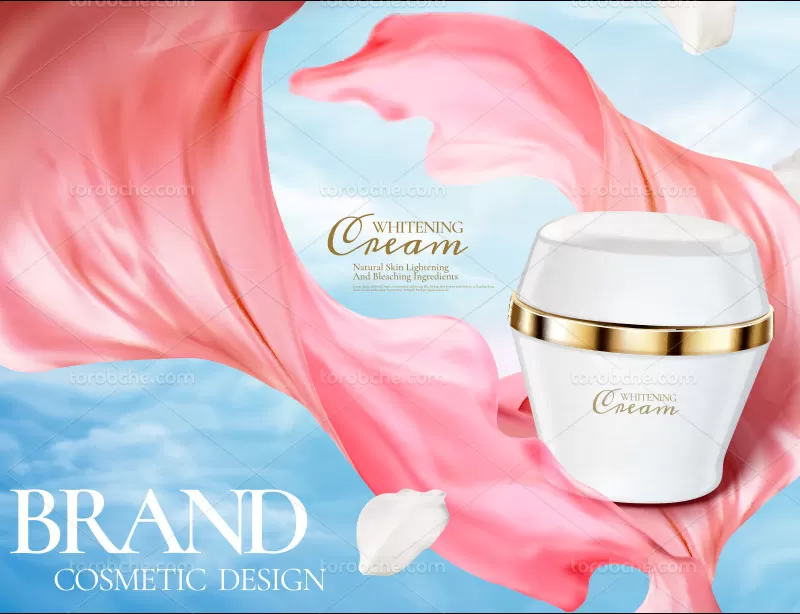 فایل وکتور کرم آرایشی | گرافیک با طعم تربچه