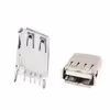 کانکتور مادگی USB A مدل ایستاده کوتاه بسته دو عددی