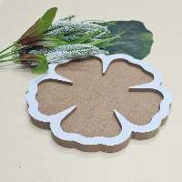 استـند ام دی اف گـل پنـج پـر  مناسـب بـرای سـاخت ظروف رزینی دارای روکـش سفید  قابل اجرا برای تمام تکنیکهای رزینی