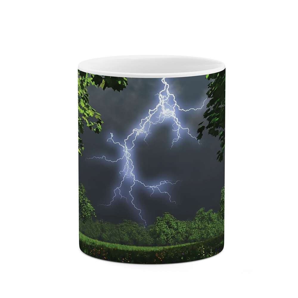 ماگ طرح ساعقه مدل mug04825