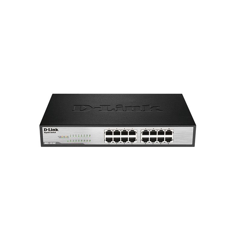 سوئیچ 16 پورت گیگابیتی و رکمونت DGS-1016C دی لینک - فراز سیستم