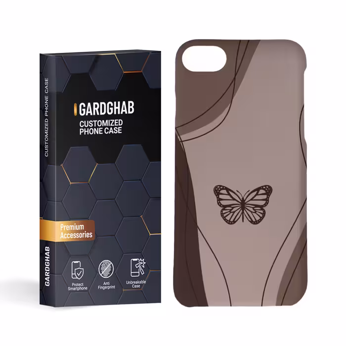 کاور گارد قاب مدل پروانه مناسب برای گوشی موبایل اپل iphone 7 8 se2020