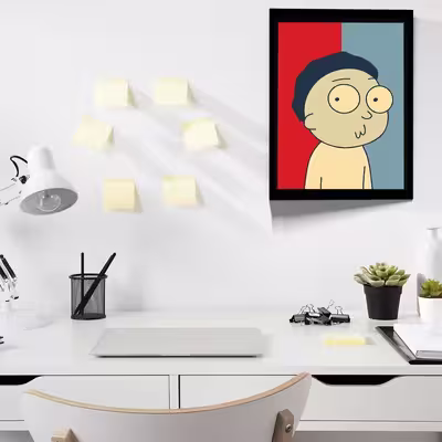 تابلو مدل Rick &amp;amp; Morty کد F-1025