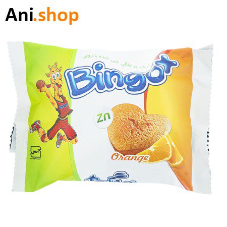 کیک پرتقالی غنی شده بینگو 35 گرم کد J12