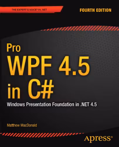 خرید و دانلود نسخه کامل کتاب Pro WPF 4.5 in C#
