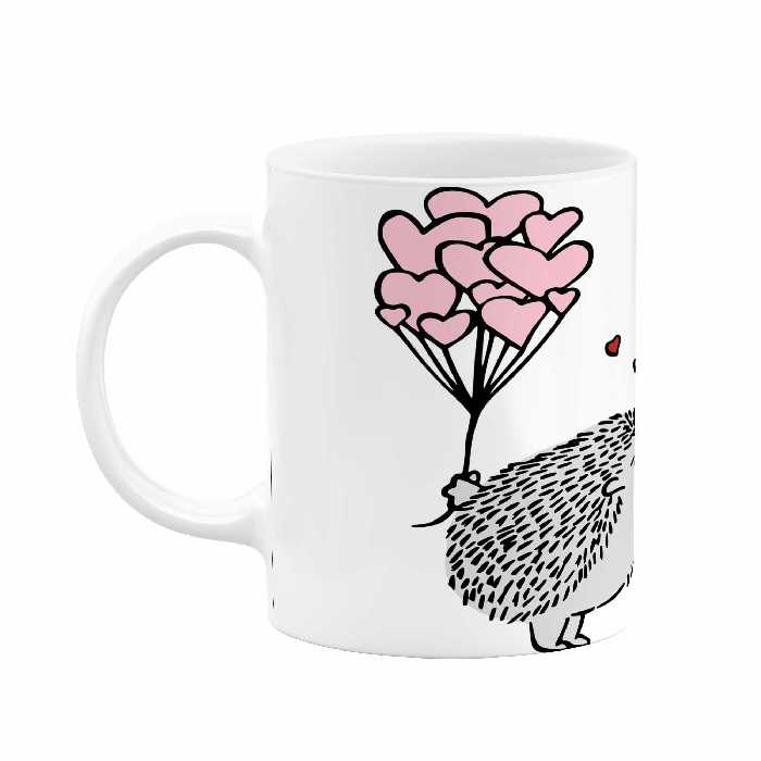 ماگ طرح جوجه تیغی مدل mu00789