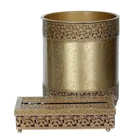 ست سطل زباله و جای دستمال کد 12200