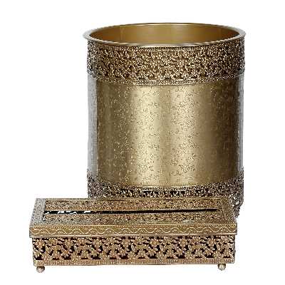 ست سطل زباله و جای دستمال کد 12200