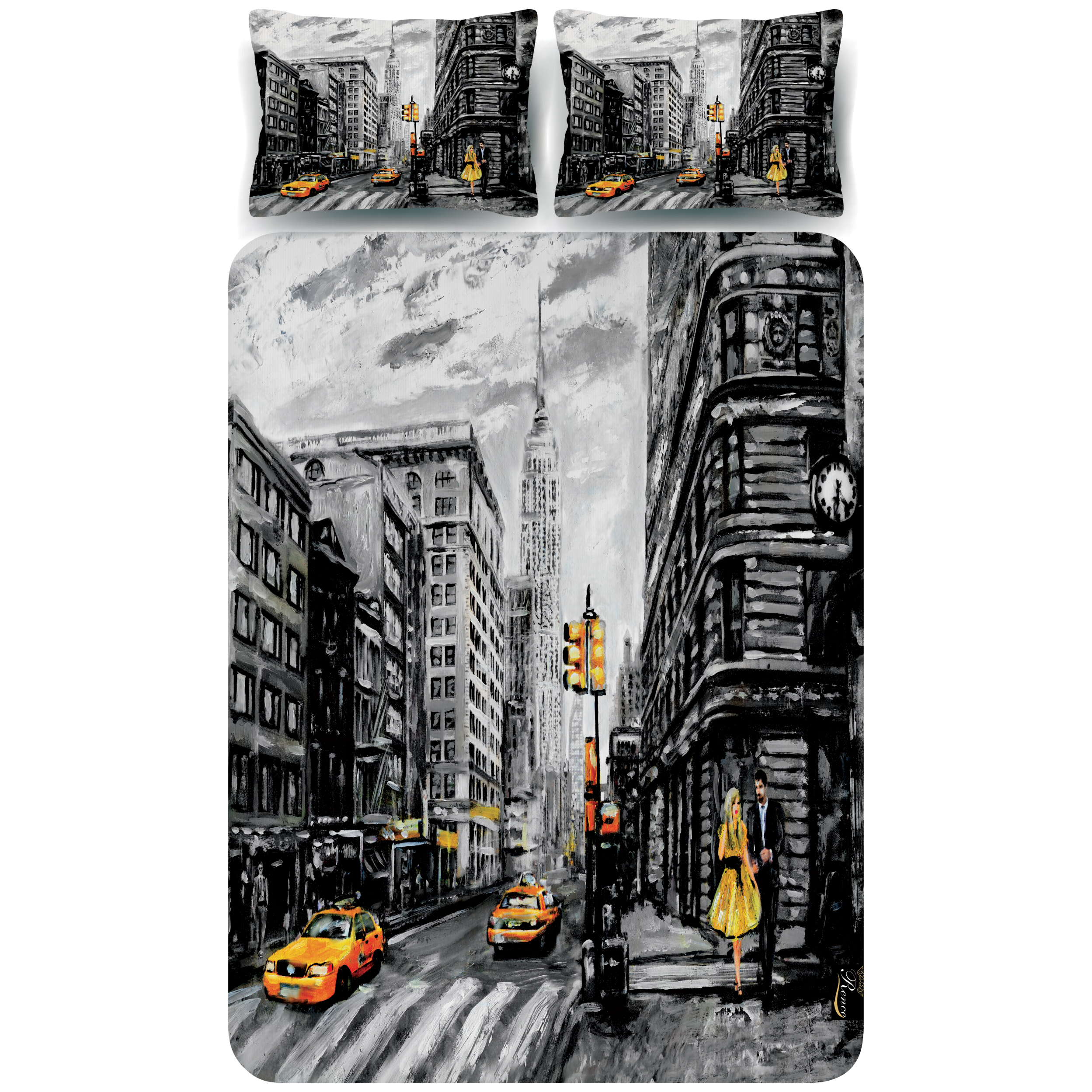 سرویس ملحفه رنس مدل BB1-10119 یک نفره 3 تکه