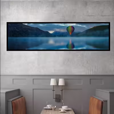 تابلو بکلیت طرح منظره دریاچه مدل کشیده B-7618