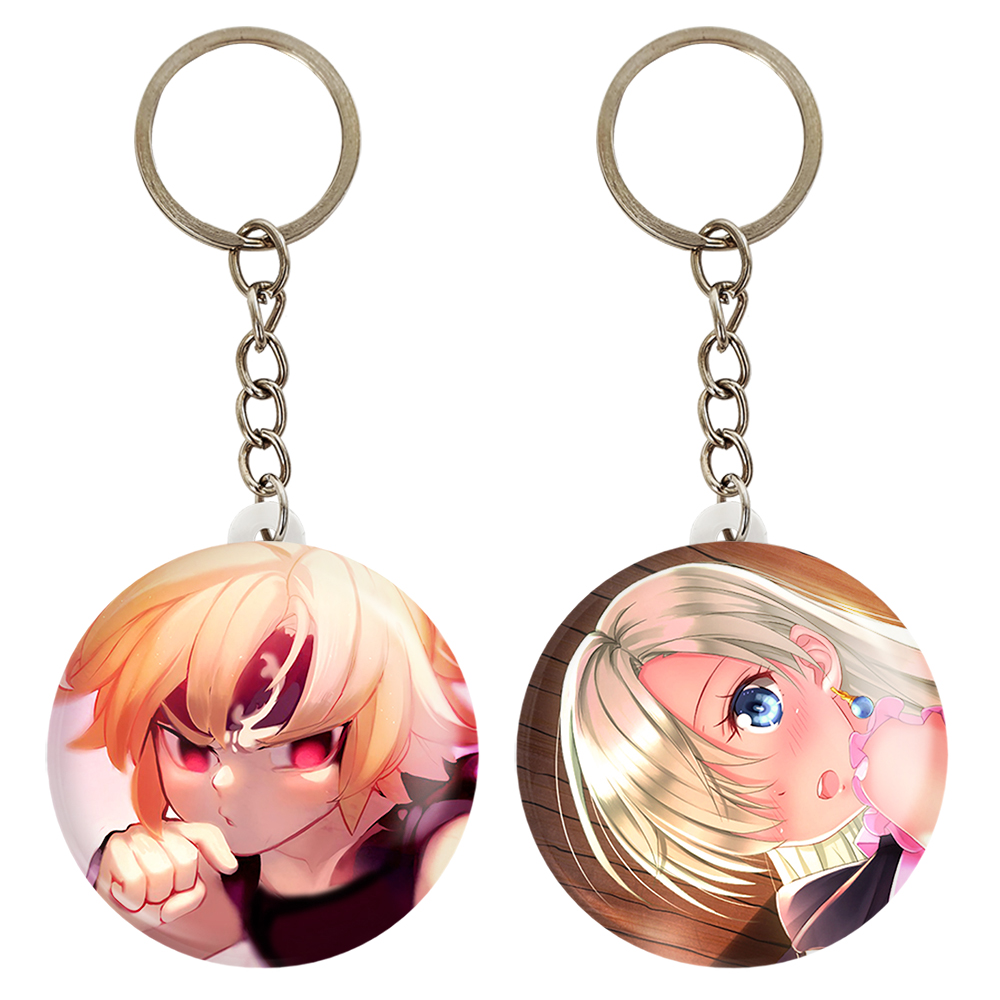 جاکلیدی خندالو مدل الیزابت و ملیوداس انیمه کد 1756617563 مجموعه 2 عددی