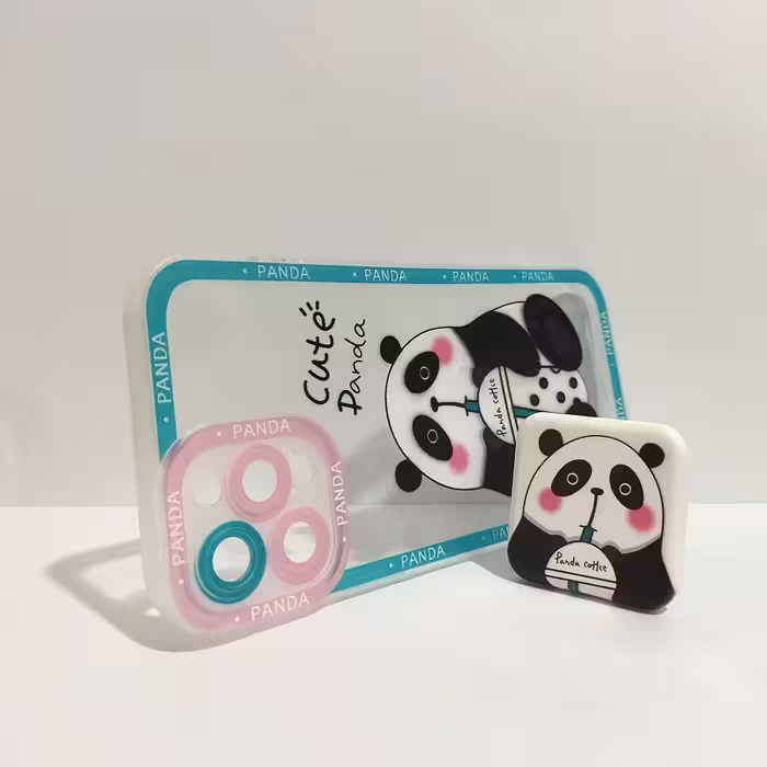 کاور کد 7502 مناسب برای گوشی موبایل اپل iphone 8Plus به همراه پایه نگهدارنده