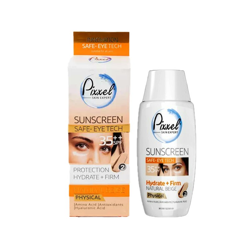 ضد آفتاب فیزیکال دور چشم   SPF35 مدل بژ طبیعی Natural Beige (شماره 2)  پیکسل 50 میل