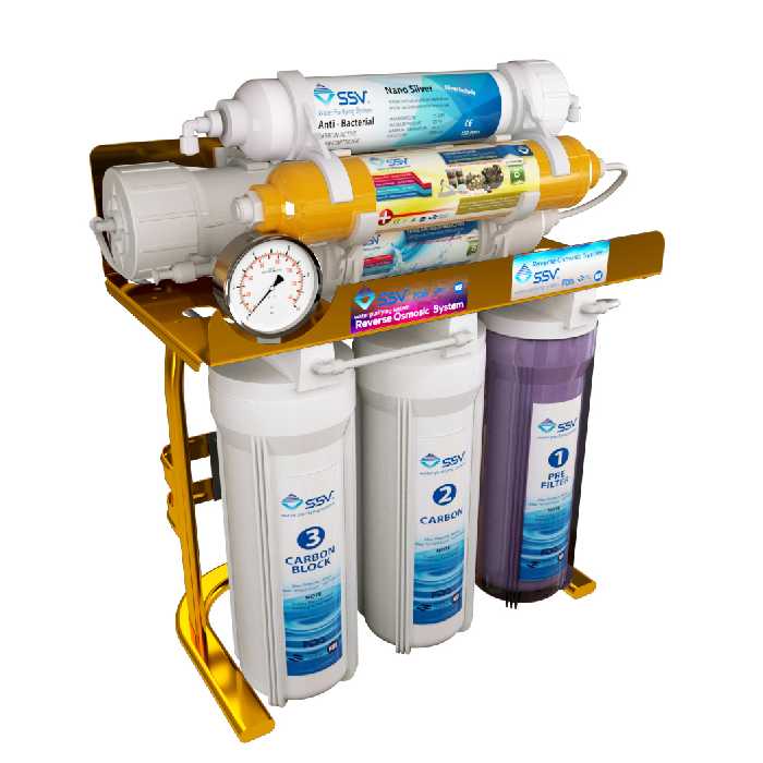 دستگاه تصفیه کننده آب خانگی اس اس وی مدل MaxGold X730