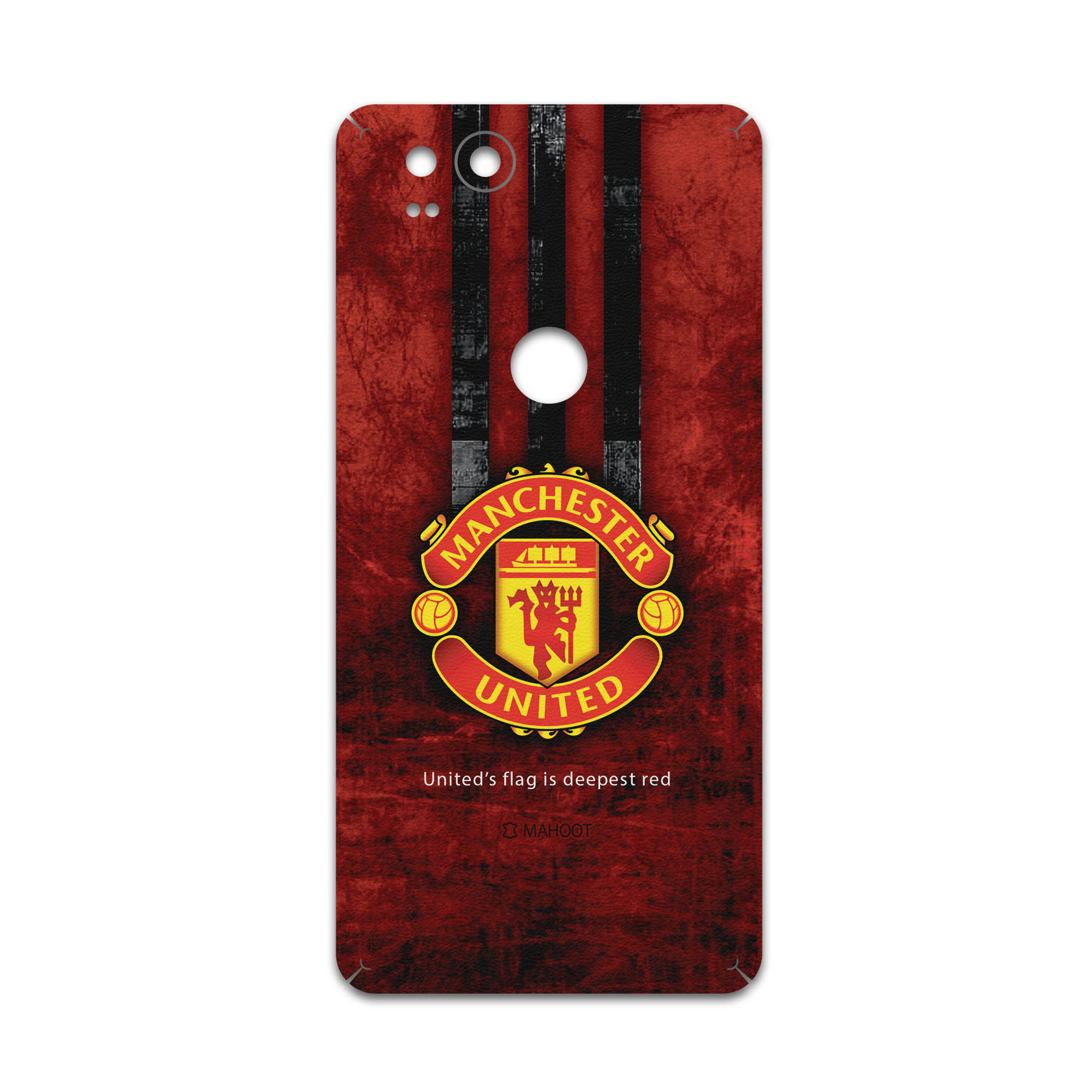 برچسب پوششی ماهوت مدل Manchester-United-FC مناسب برای گوشی موبایل گوگل Pixel 2